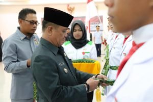 Wakil Bupati Bintan Kukuhkan Paskibraka Tahun 2018