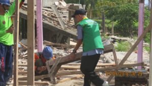 Baznas Kota Batam Dirikan Masjid Darurat di Sembalun