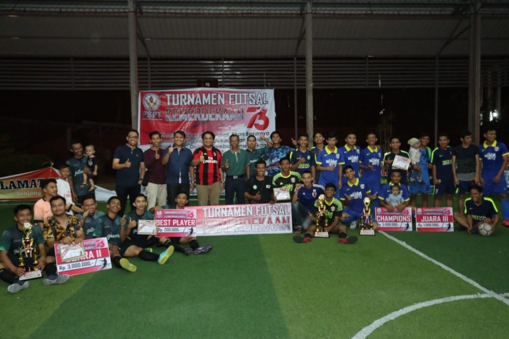 Ade Angga Apresiasi Turnamen Futsal PSPT Cup I