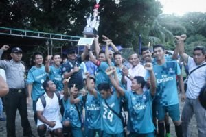 Mantang Baru FC Juara Turnamen Sepakbola Desa Pangkil Cup 2018