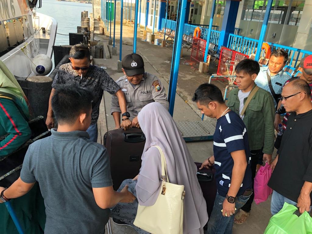 Tembus Belasan Ribu, Arus Balik Di Pelabuhan Sri Bintanpura Tetap Lancar