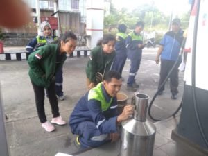 UPTD Metrologi Legal Disperdagin Tanjungpinang Gelar Tera Ulang Pompa SPBU Tanjungpinang