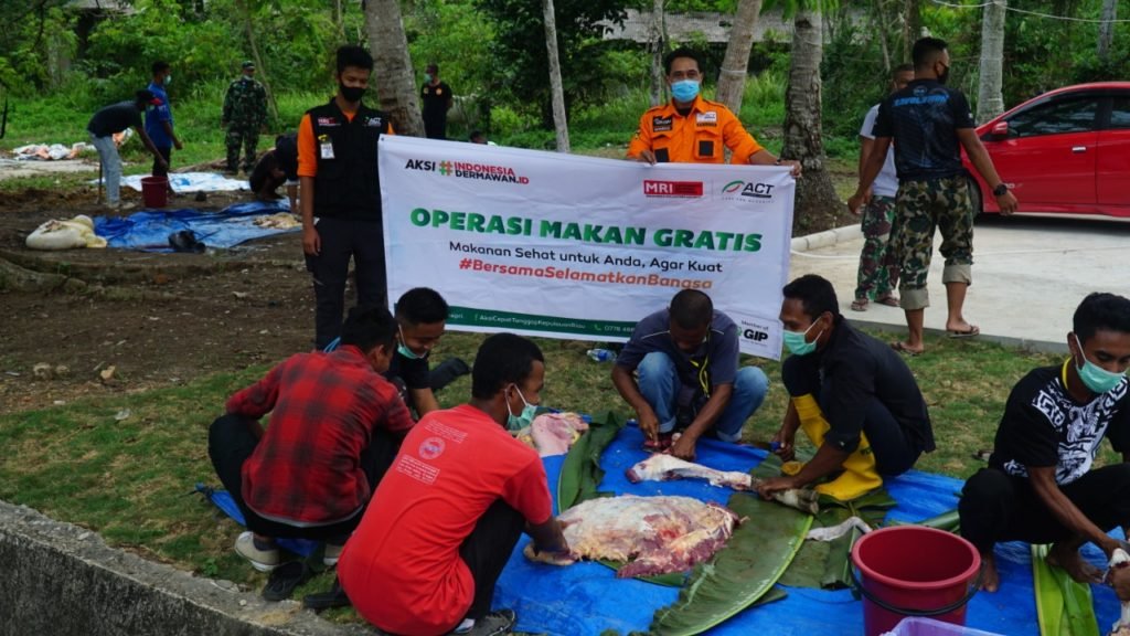 Aksi Humanity Foodtruck ACT, Masak Ribuan Porsi Di Pulau Galang