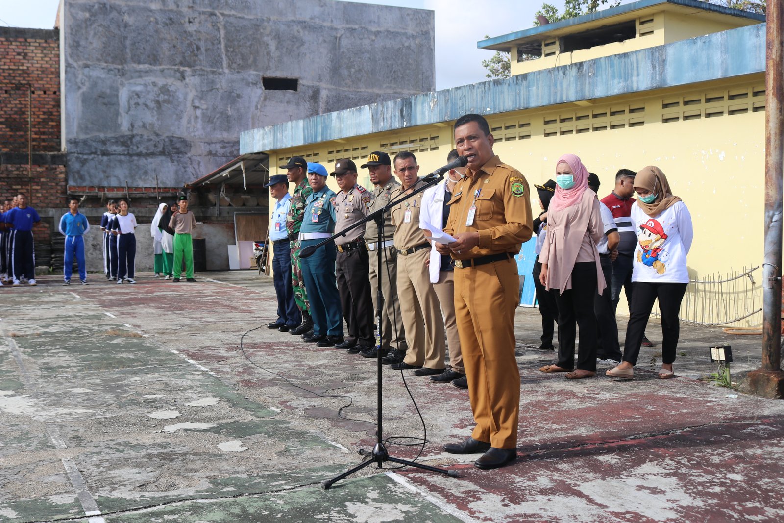 Dispora Tanungpinang Gelar Diklat Paskibraka Untuk Upacara 17 Agustus