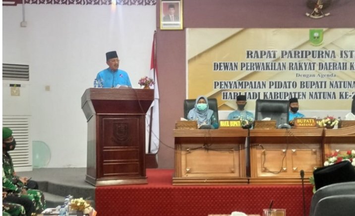 DPRD Natuna Gelar Rapat Paripurna HUT Kabupaten Natuna ke 21