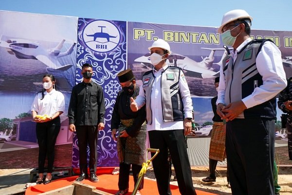 Groundbrekaing Pembangunan Gudang Industri Kapal Hoverwing