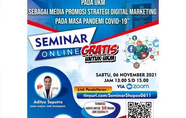 STIE Pembangunan Tanjungpinang Gandeng Shopee Gelar Webinar