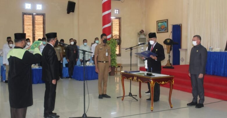 Boy Wijanarko Varianto Resmi Jabat Sekretaris Daerah Kabupaten Natuna