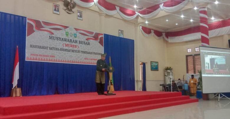 Bupati Natuna Buka Agenda Mubes Masyarakat Natuna Anambas