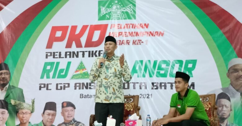 Irwansyah Berikan Motivasi Kepada Kader Baru GP Ansor Batam