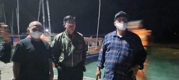 Nalayan Sepempang Sudah Sandar di Pelabuhan Teluk Baruk