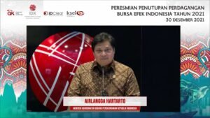 Menteri Koordinator Bidang Perekonomian Republik Indonesia (RI) Airlangga Hartarto,