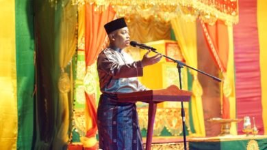 Bupati Lingga M Nizar mengukuhkan LAM Desa Mepar