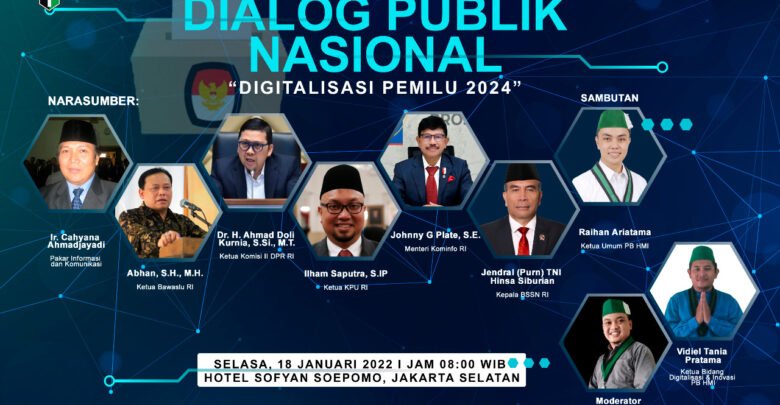 PB HMI Selenggarkan Diskusi Nasional Digitalisasi Pemilu 2024