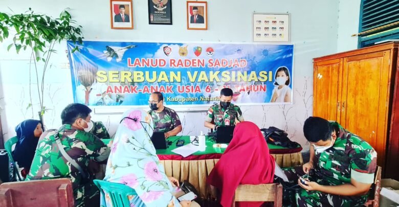 Vaksinasi Anak di Natuna, Orang Tua Siswa Sangat Antusias