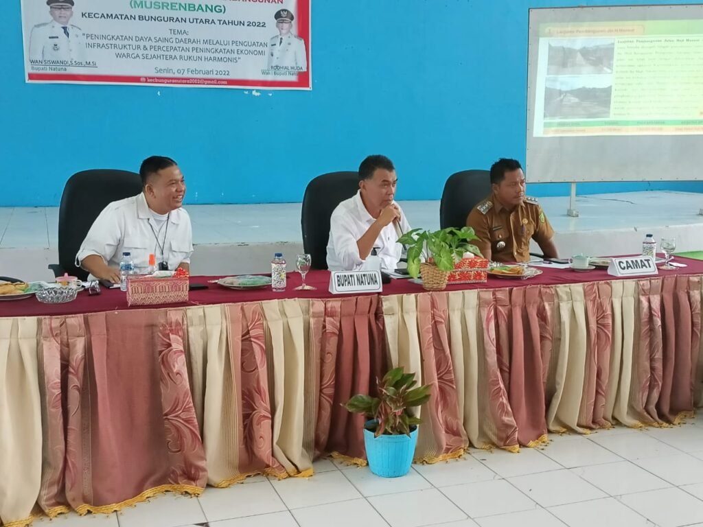 Musrenbang Kecamatan Bunguran Utara