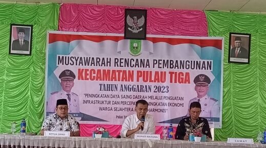 Bupati Natuna Wan Siswandi, Buka Musrenbang Kecamatan Pulau 3