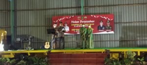 Danlanud RSA Bersama Istri dan Dandim 0318, Memberikan Ucapan Maaf dan Perpisahan