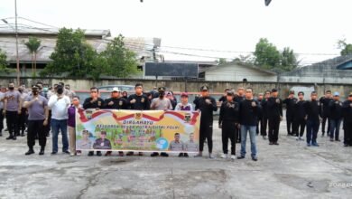 KBPP Polri Resor Tanjungpinang Gelar Bakti Sosial di Kampung Bulang