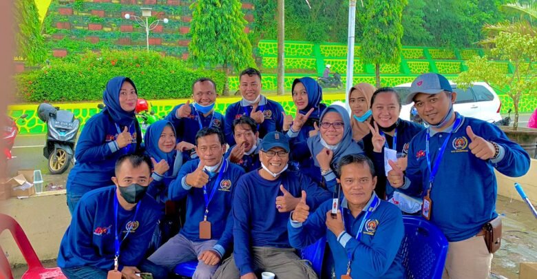 Vaksin Booster PWI Tanjungpinang Tetap Jalan Walau Diguyur Hujan