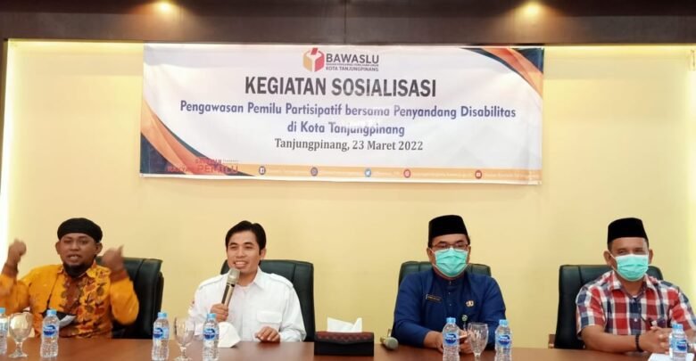 Bawaslu Kota Tanjungpinang melaksanakan kegiatan sosialisasi Pengawasan Partisipatif