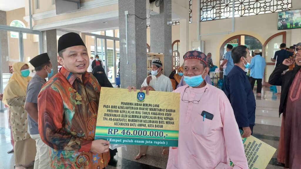 Raden Hari Berharap Rumah Ibadah Bantu Kepri Cetak Generasi Berakhlak Mulia