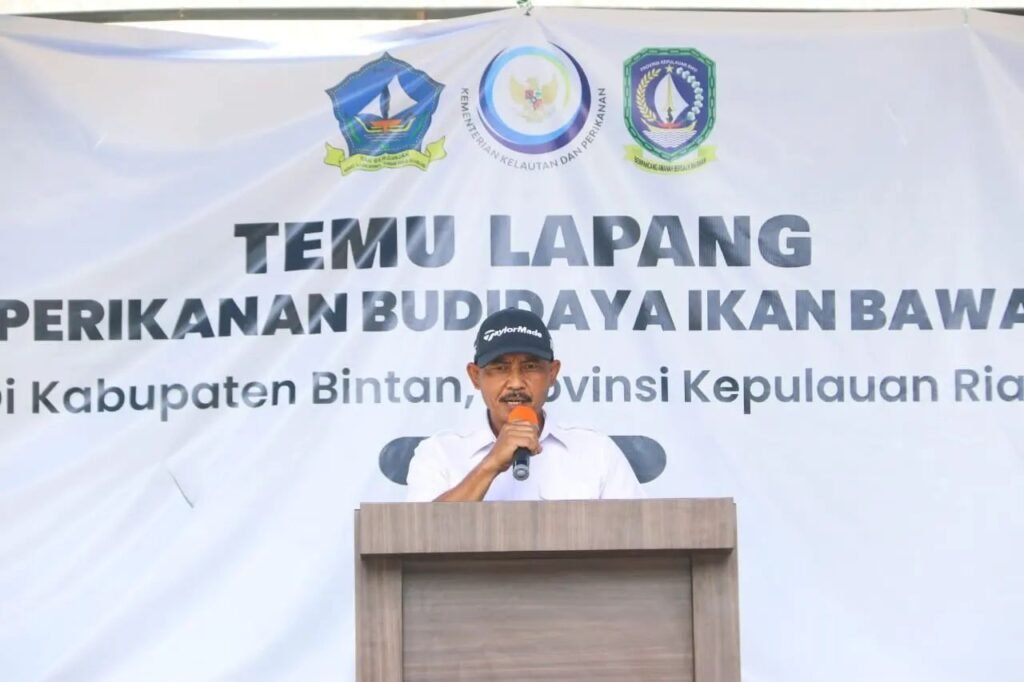 Dihadapan Dirjen Perikanan, Sekda Bintan Sampaikan Potensi Laut Bintan