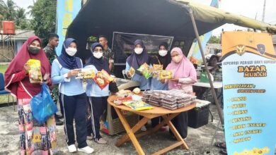 Bazar Murah Lanud Raden Sadjad Natuna, di Halaman Depan Koperasi Lanud RSA