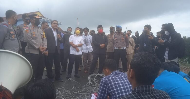 Sambut Aksi Mahasiswa, Raden Hari Apresiasi Demo Mahasiswa Berlangsung Damai