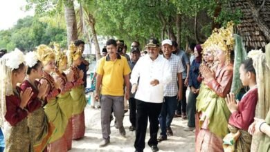 Bupati Karimun Halal Bi Halal Bersama Masyarakat di Desa Jang