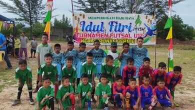 Pemuda Keban Gelar Turnamen Futsal U-12 Peringati Hari Raya Idul Fitri