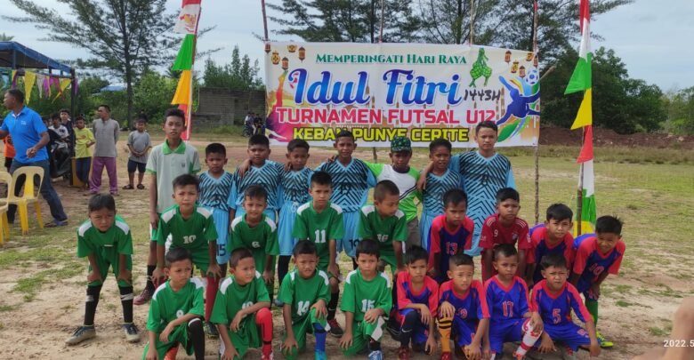 Pemuda Keban Gelar Turnamen Futsal U-12 Peringati Hari Raya Idul Fitri