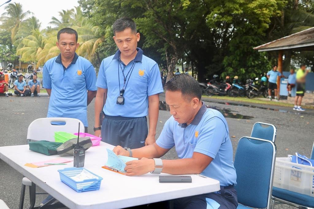 Prajurit Lanud RSA Natuna Ikuti Tes Garjas Semester I dan UKP