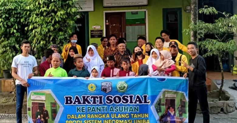Bakti Sosial ke Panti Asuhan Dalam Rangka Milad Program Sistem Informasi Universitas Batam