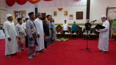 Dr. Suryadi Lantik Dewan Dakwah Kabupaten Lingga Masa Khidmat 2022-2027