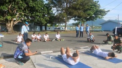 Lanud Raden Sadjad Lakukan Tes Samapta Casis Tamtama PK TNI AU