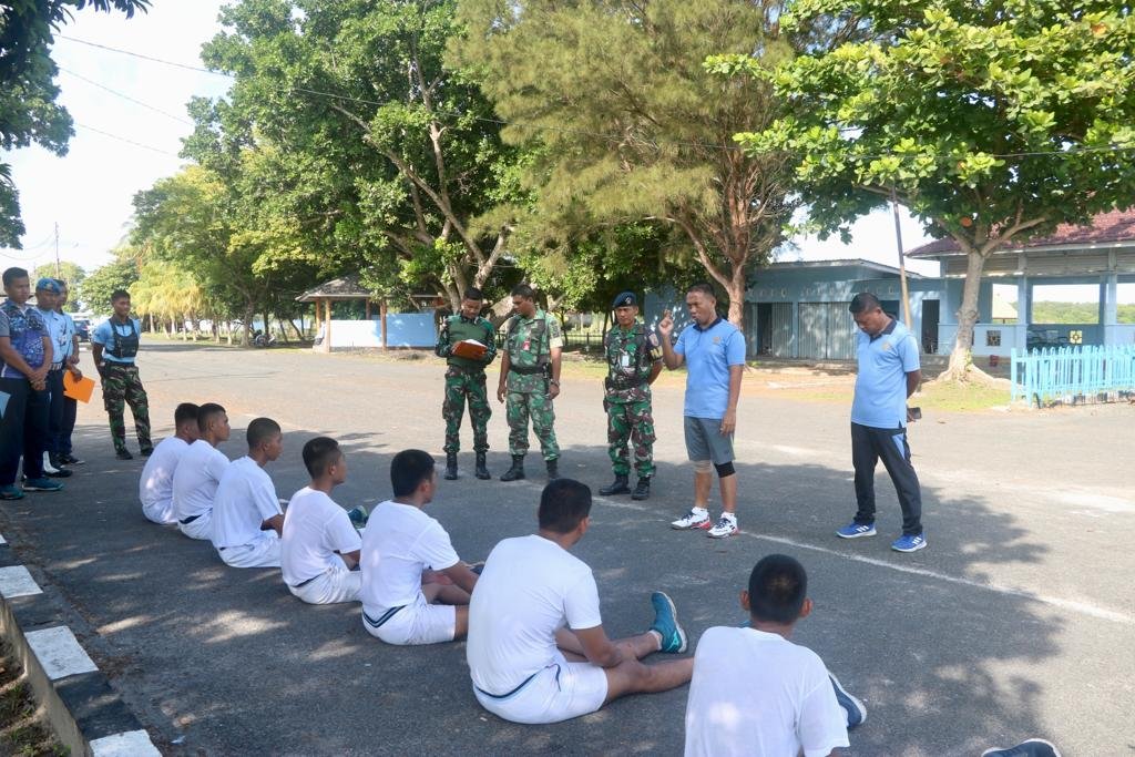 Lanud Raden Sadjad Melakukan Tes Samapta Casis Tamtama PK TNI AU