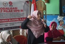 Anggota MPR RI Komisi X DPR RI Hj. Sakinah Aljufri, S.Ag Gelar Sosialisasi Empat Pilar