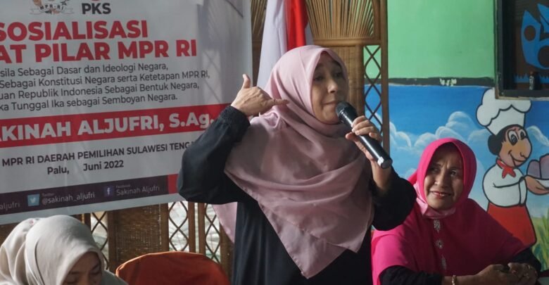 Anggota MPR RI Komisi X DPR RI Hj. Sakinah Aljufri, S.Ag Gelar Sosialisasi Empat Pilar