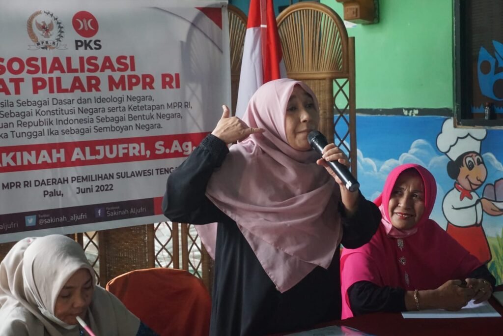 Anggota MPR RI Komisi X DPR RI Hj. Sakinah Aljufri, S.Ag Gelar Sosialisasi Empat Pilar