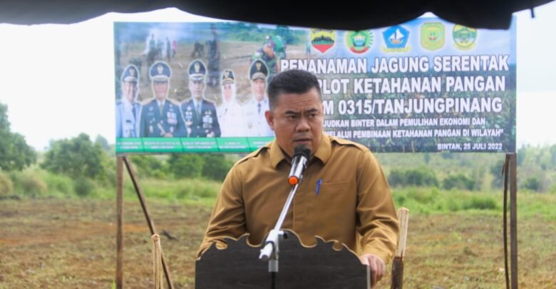Kabupaten Bintan Bersinergi Bersama TNI Kuatkan Ketahanan Pangan