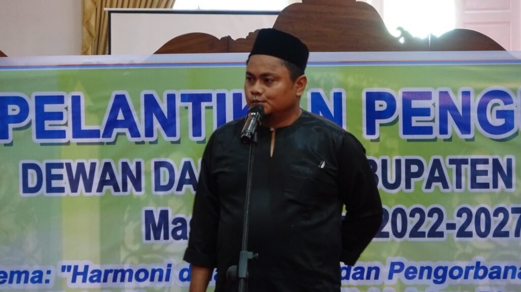 Ketua Dewan Pengurus Dakwah Kabupaten Lingga Ardiansyah S.Sos, M.IP