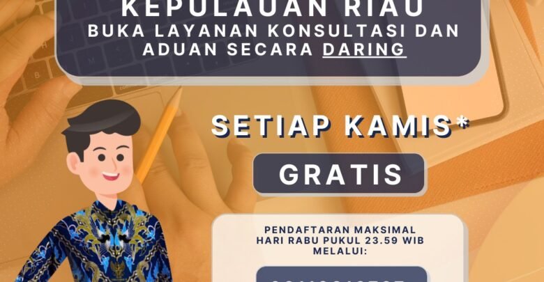 Layanan Konsultasi Daring Ombudsman Kepri Buka Setiap Kamis