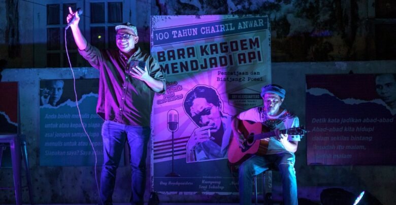 Lebih Dari 50 Puisi Dibacakan Saat Perayaan HPI 2022 di Tanjungpinang