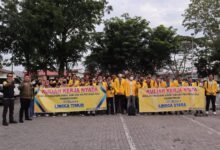 MV Lintas Kepri Bawa Rombongan Mahasiswa KKN STISIPOL Raja Haji Ke Lingga