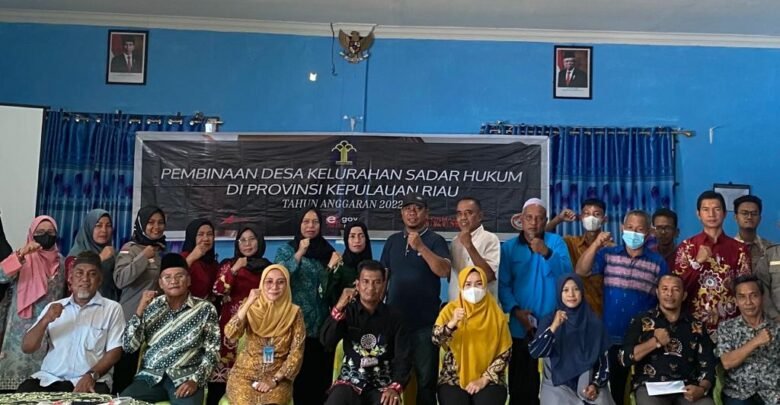 Pembinaan Desa Sadar Hukum di Kecamatan Bintan Pesisir