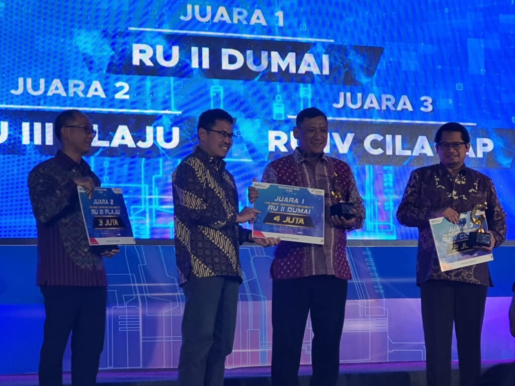 Refinery Award, PT KPI RU Dumai Diganjar 4 Penghargaan