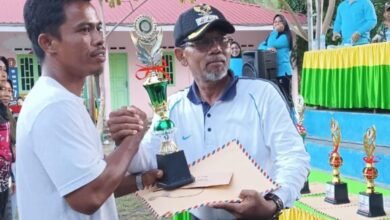 Camat Durai Saono Tutup PORDES Tanjung Kilang, Berikut Daftar Juara