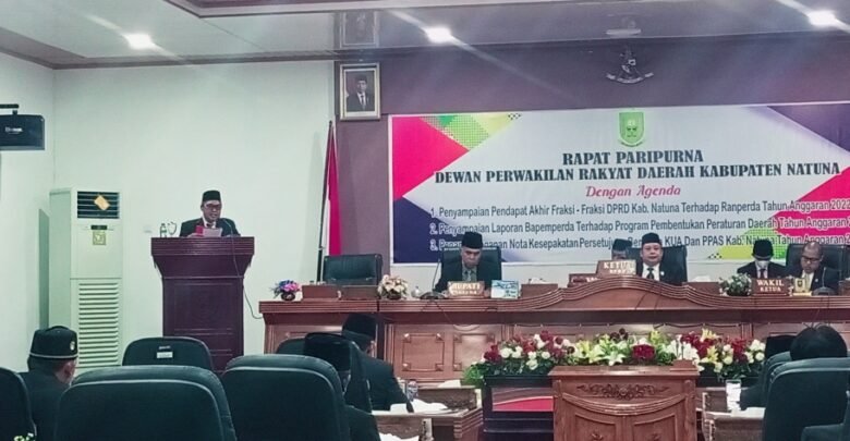 DPRD Natuna Gelar Sidang Paripurna Dengan Tiga Agenda Sekaligus