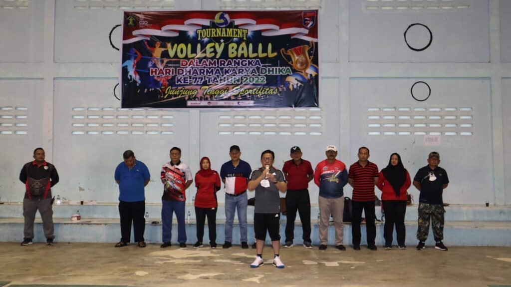 Kemenkumham Kepri Gelar Tournament Volley Ball Semarakkan HDKD